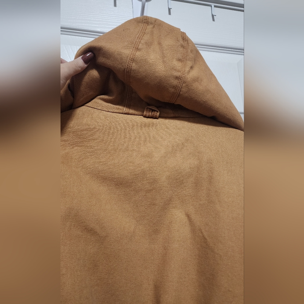 Black Duck Walls Men's Tan Hooded Coat - Picture 4 of 4